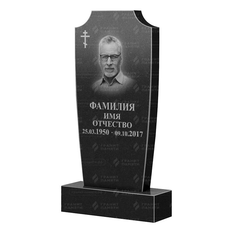 Памятники из гранита вертикальные в Туле | Гранитный памятник ФГ-010