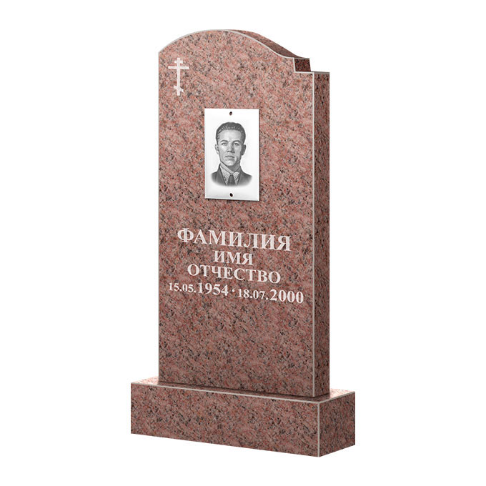 Гранитные памятники в Туле | Памятник из гранита Розалия Pink ФГЦ-25