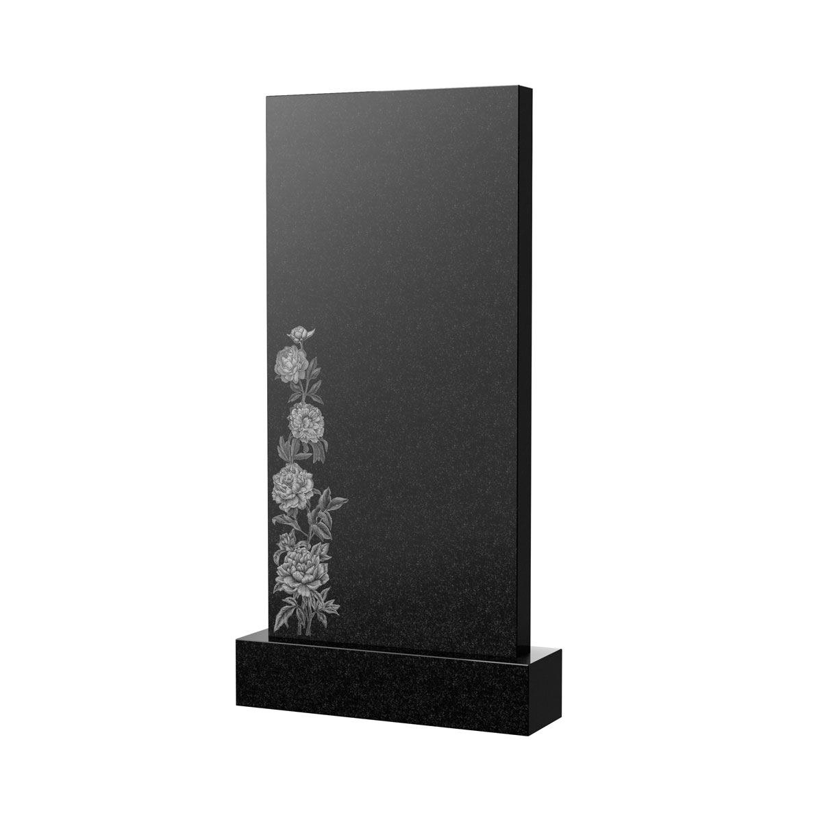 Гравировка на памятник в Туле | Художественное оформление на гранитную стелу, рисунок ВХО-059