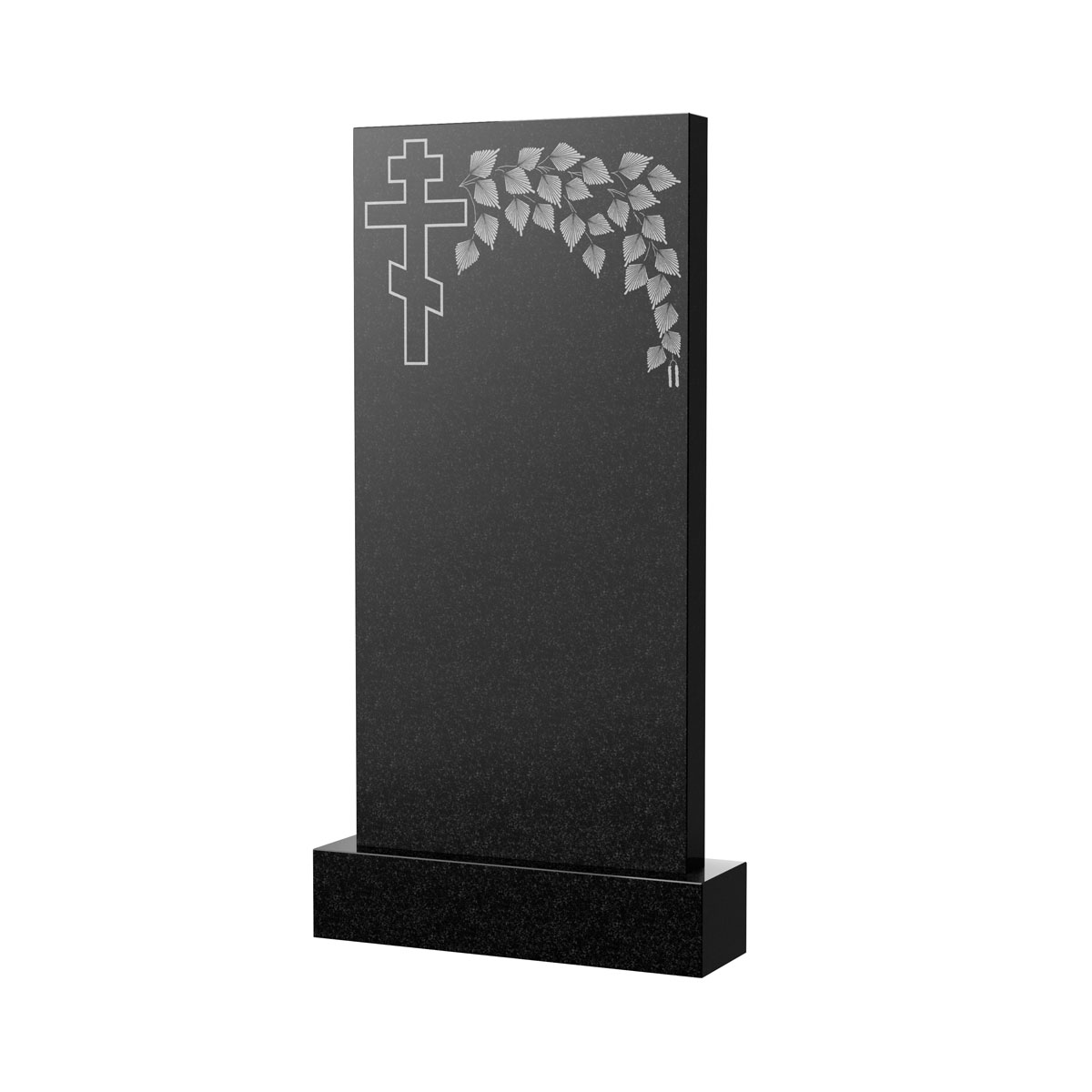 Гравировка на памятник в Туле | Художественное оформление на гранитную стелу, рисунок ВХО-033