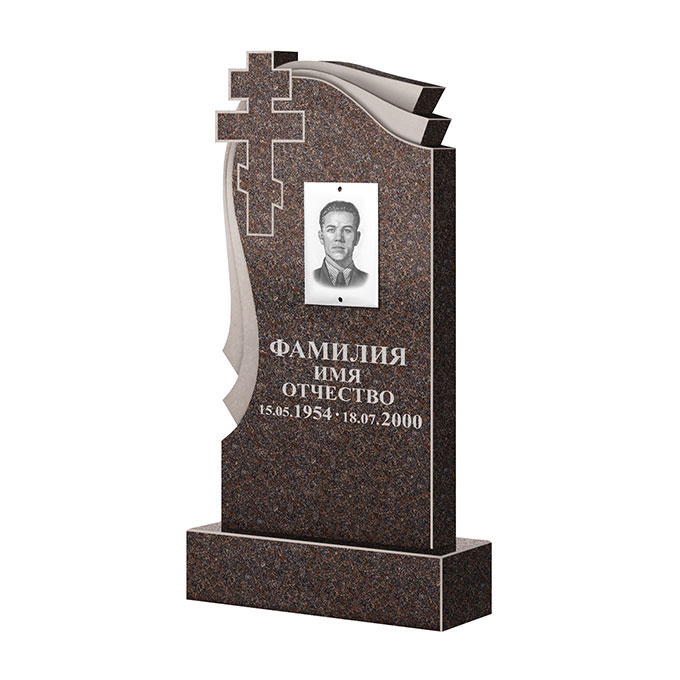Гранитные памятники в Туле | Памятник из гранита Карел Brown ФГЦ-081