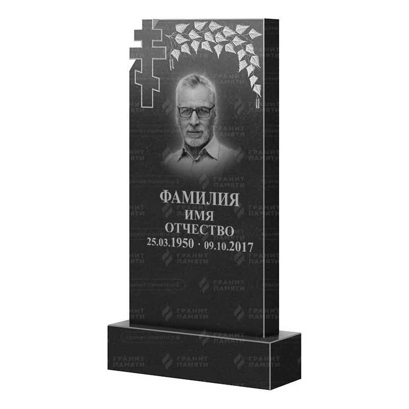 Памятники из гранита с деревом в Туле | Гранитный памятник ФГ-202