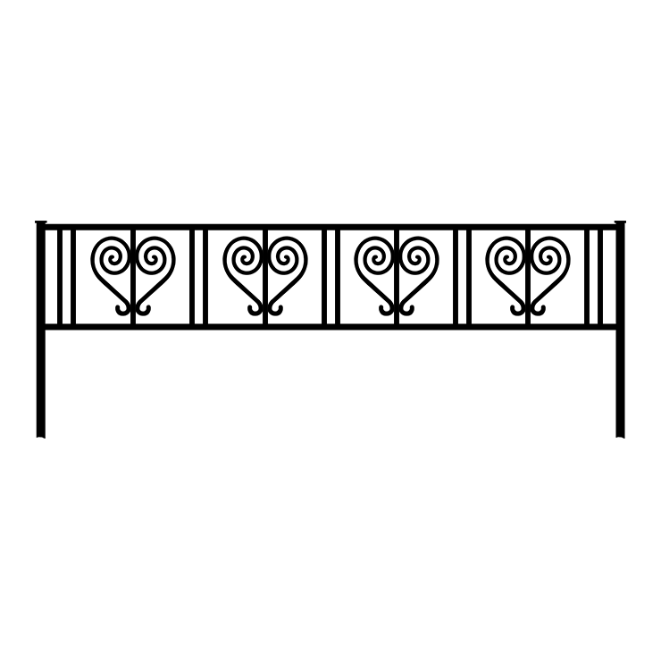 Кованые изделия в Туле | Кованая оградка ОГ.005