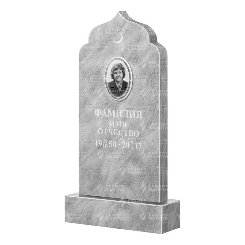 Бюджетные памятники в Туле | Мраморный памятник ФМ-037