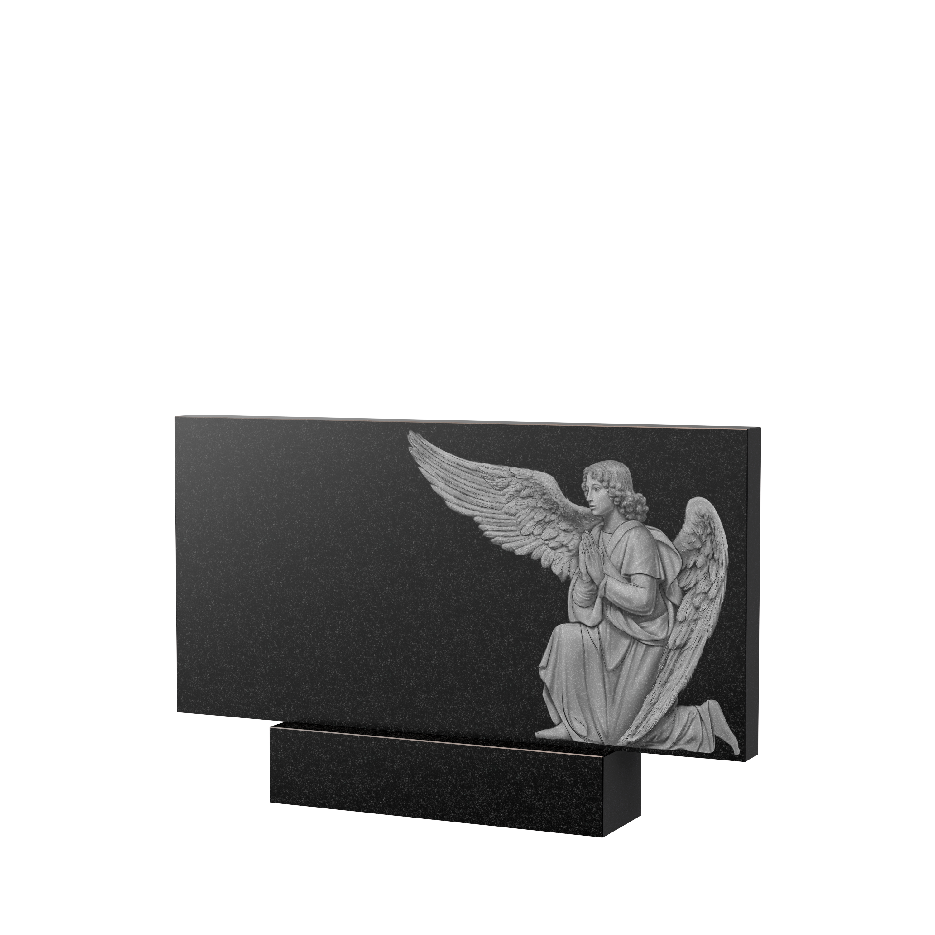 Гравировка на памятник в Туле | Художественное оформление на гранитную стелу, рисунок ГХО-007