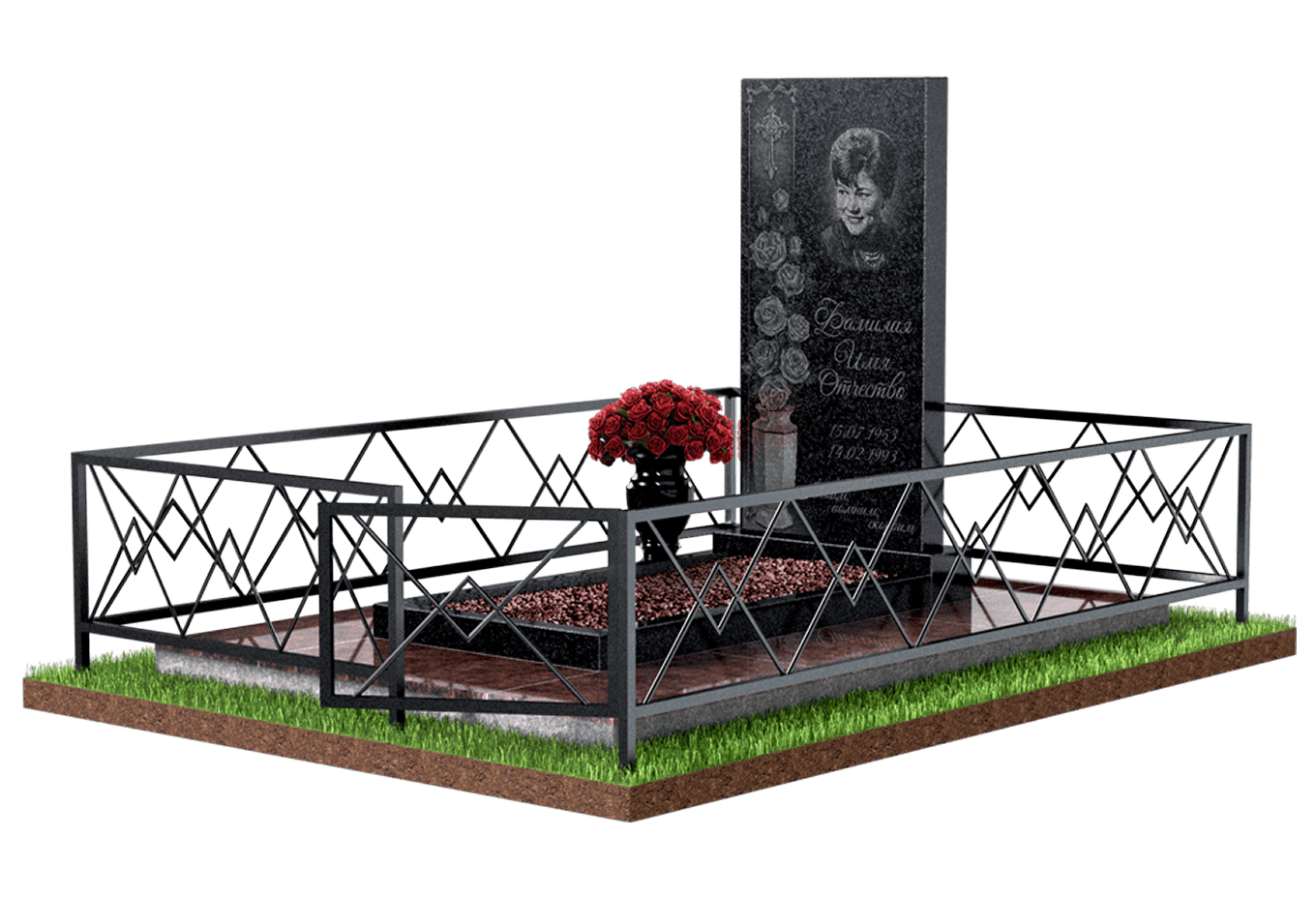 Благоустройство захоронения в Туле