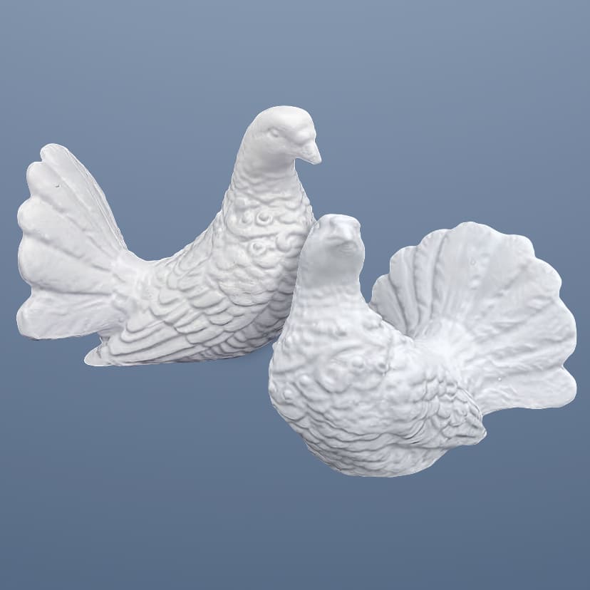 Скульптуры из искусственного мрамора в Туле | Голубь пара