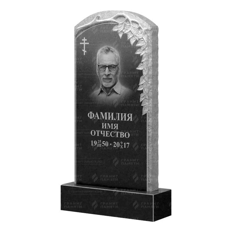 Памятники из гранита с деревом в Туле | Гранитный памятник ФГ-107