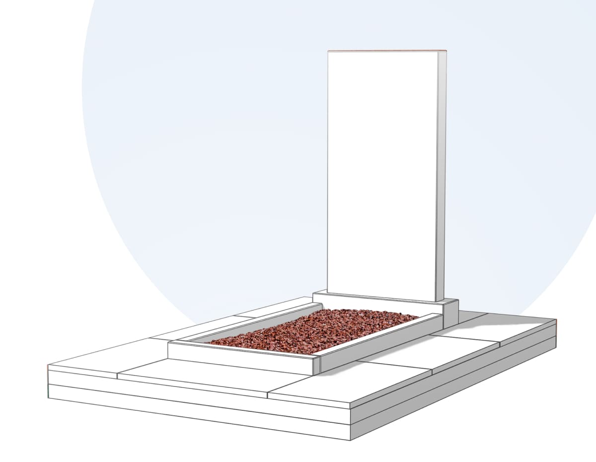 Засыпка цветника камушками в Туле