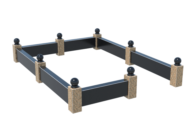 Цоколи на могилу в Туле | Цоколь на могилу №0036