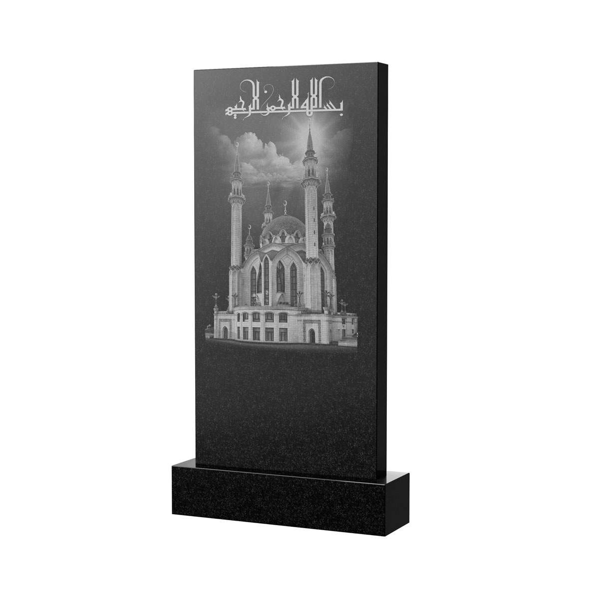 Гравировка на памятник в Туле | Художественное оформление на гранитную стелу, рисунок ВХО-047