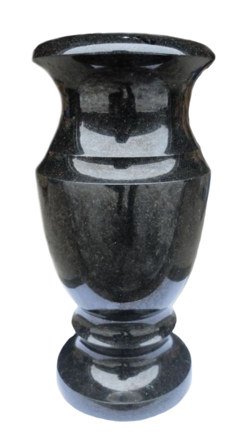 Вазы из камня в Туле | Ваза гранитная «Габбро 30»