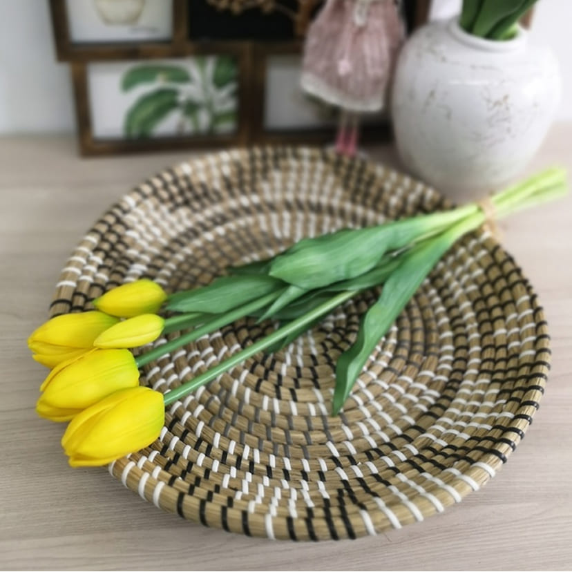 Искусственные цветы в Туле | Цветы искусственные «Тюльпаны, бутоны», желтые, букет