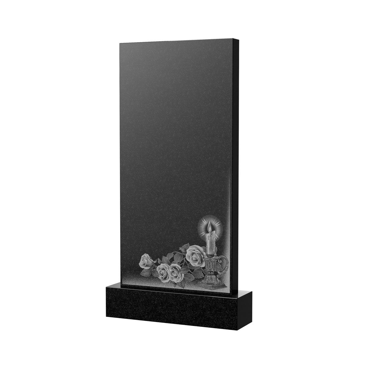 Гравировка на памятник в Туле | Художественное оформление на гранитную стелу, рисунок ВХО-050