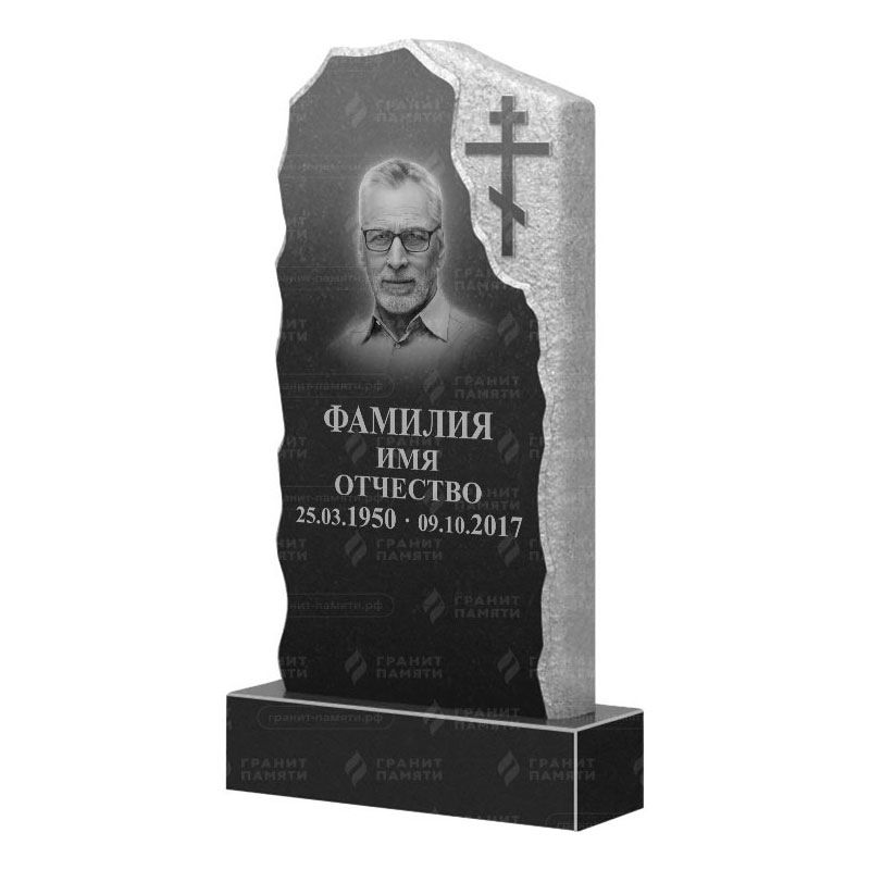 Памятники из гранита с обколом, скалы в Туле | Гранитный памятник ФГ-231