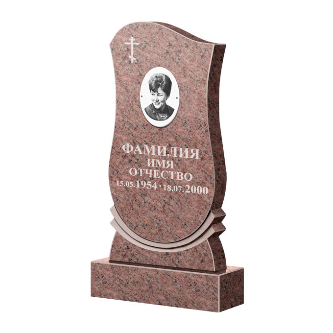 Гранитные памятники в Туле | Памятник из гранита Розалия Pink ФГЦ-056