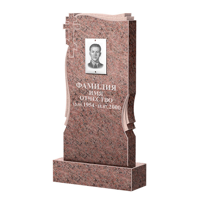 Гранитные памятники в Туле | Памятник из гранита Розалия Pink ФГЦ-185