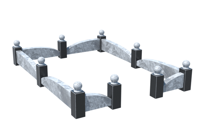 Цоколи на могилу в Туле | Цоколь на могилу №0040