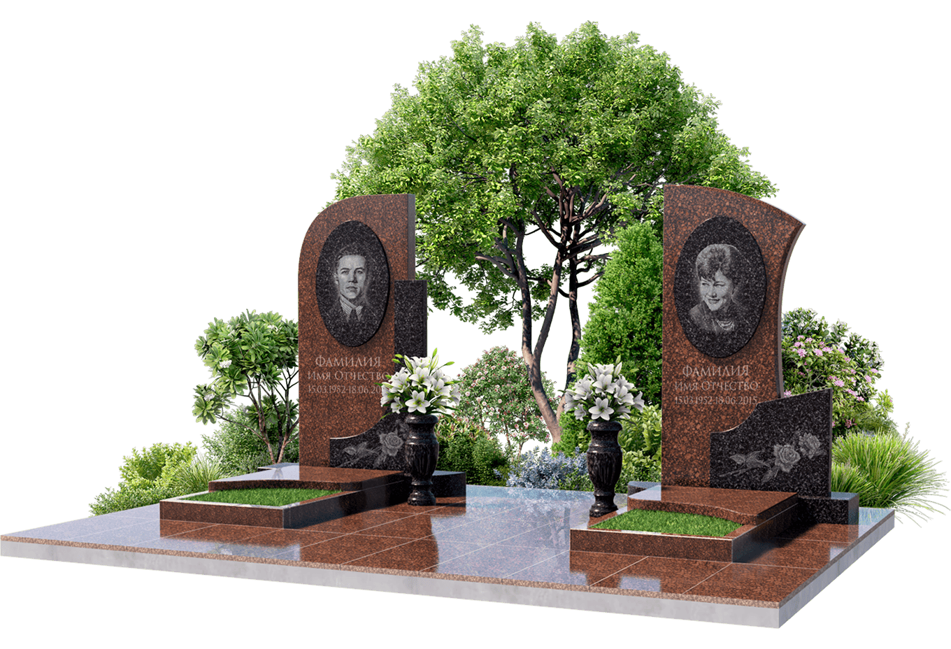 Уход и озеленение мест захоронений в Туле