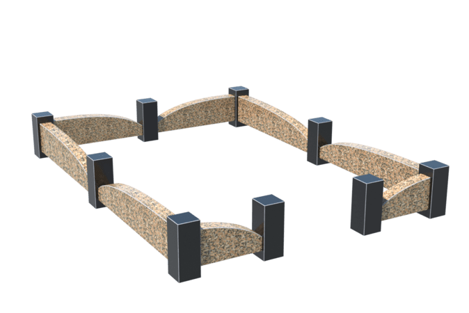 Цоколи на могилу в Туле | Цоколь на могилу №0046