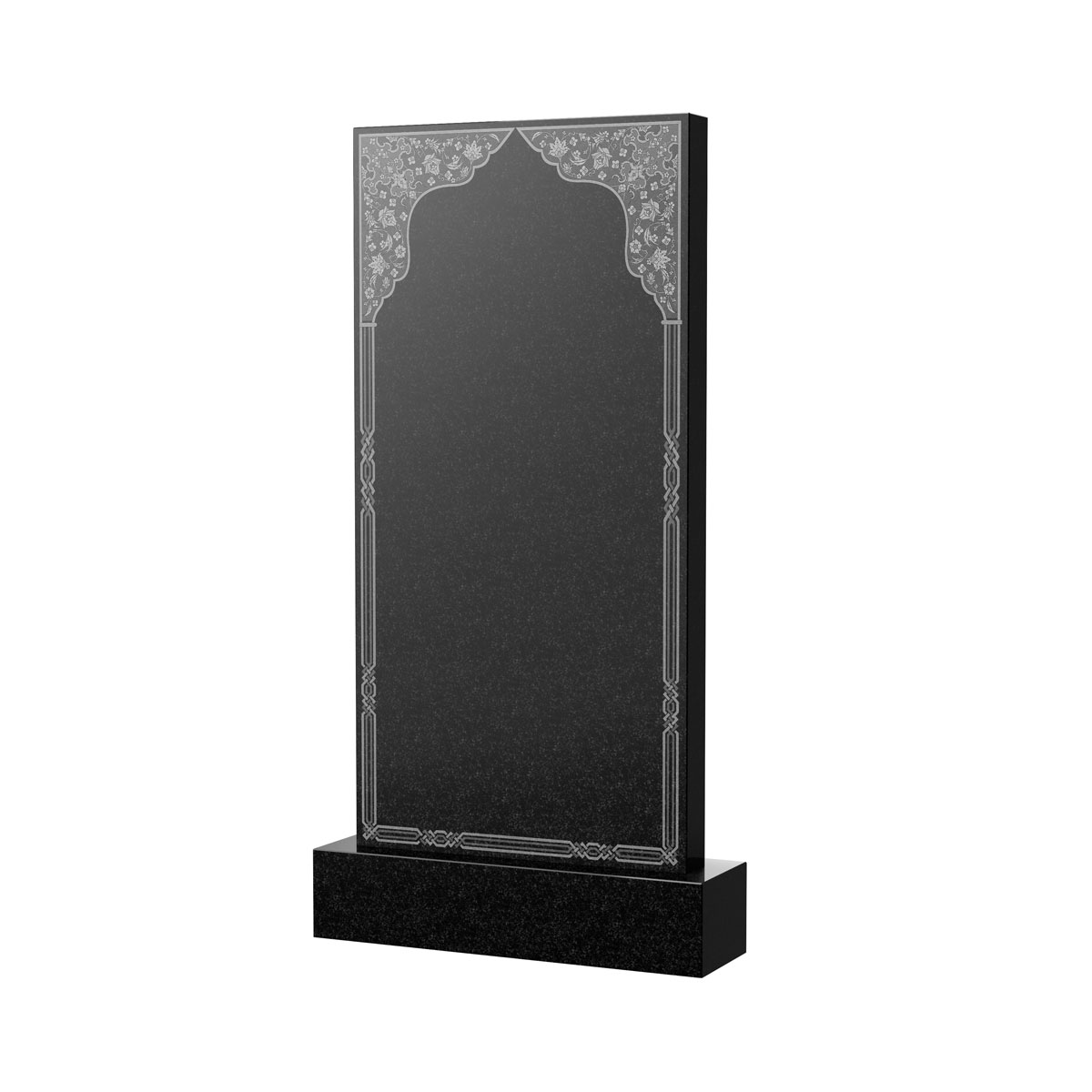 Гравировка на памятник в Туле | Художественное оформление на гранитную стелу, рисунок ВХО-042