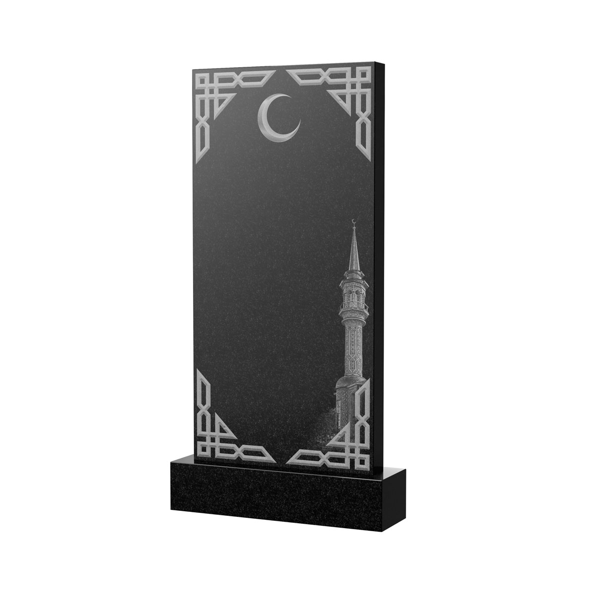 Гравировка на памятник в Туле | Художественное оформление на гранитную стелу, рисунок ВХО-040