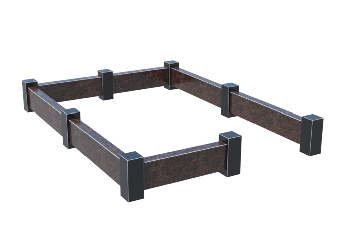 Цоколи на могилу в Туле | Цоколь на могилу №0033