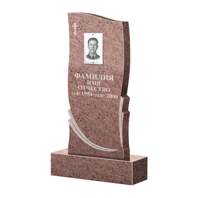 Гранитные памятники в Туле | Памятник из гранита Розалия Pink ФГЦ-044