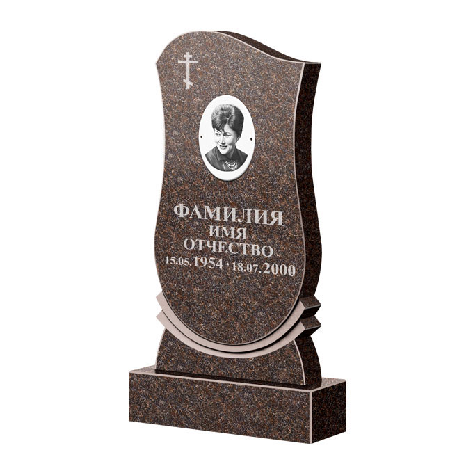 Гранитные памятники в Туле | Памятник из гранита Карел Brown ФГЦ-056