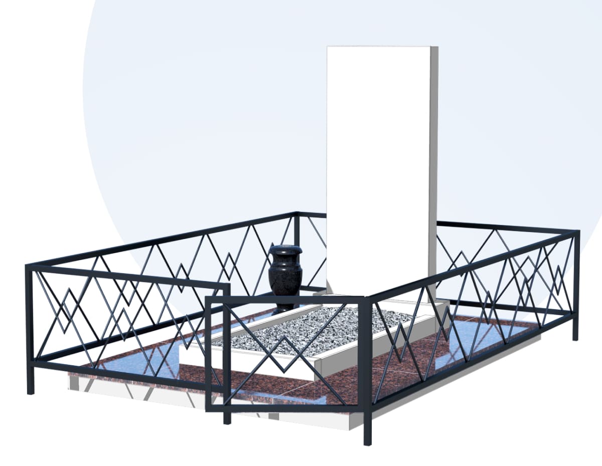 Благоустройство захоронения в Туле