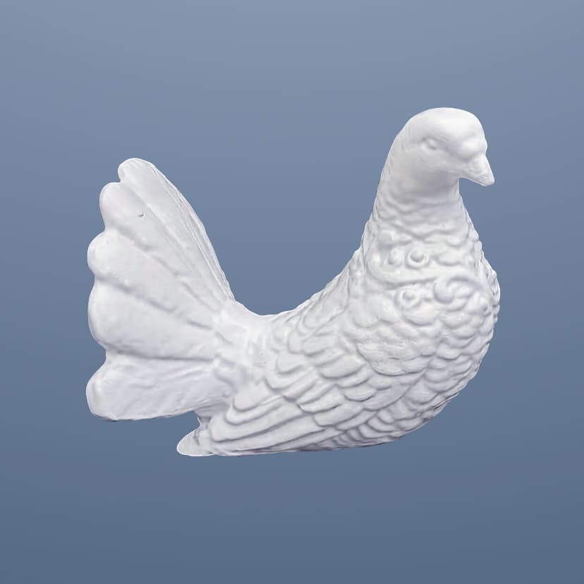 Скульптуры из искусственного мрамора в Туле | Голубь право