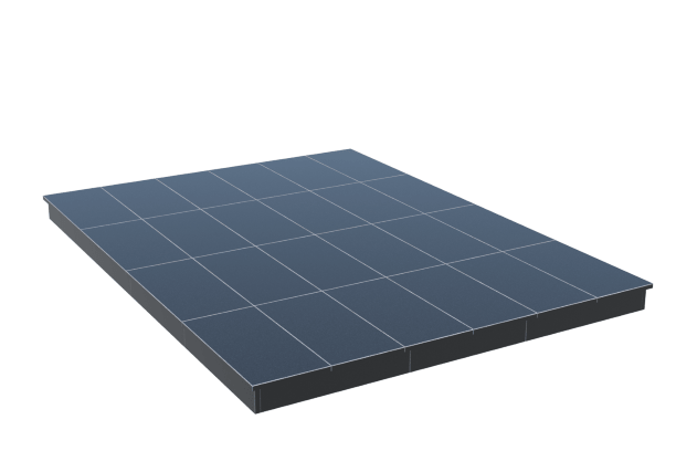 Площадки на могилу в Туле | Площадка с вертикальной (10 см) облицовкой гранитом Габбро