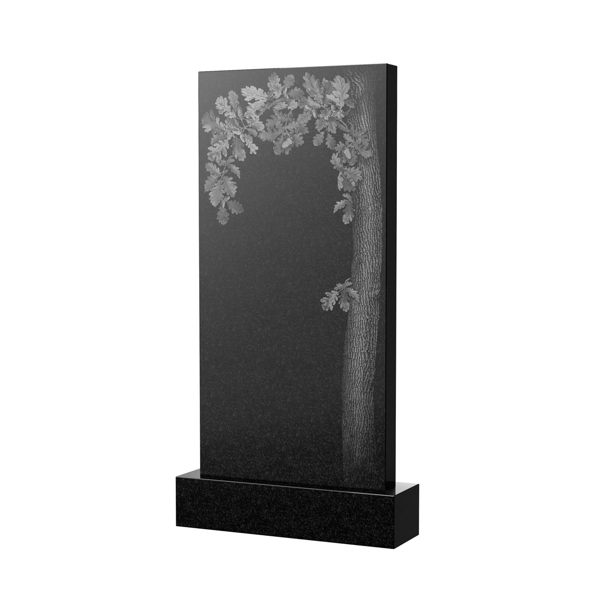 Гравировка на памятник в Туле | Художественное оформление на гранитную стелу, рисунок ВХО-053