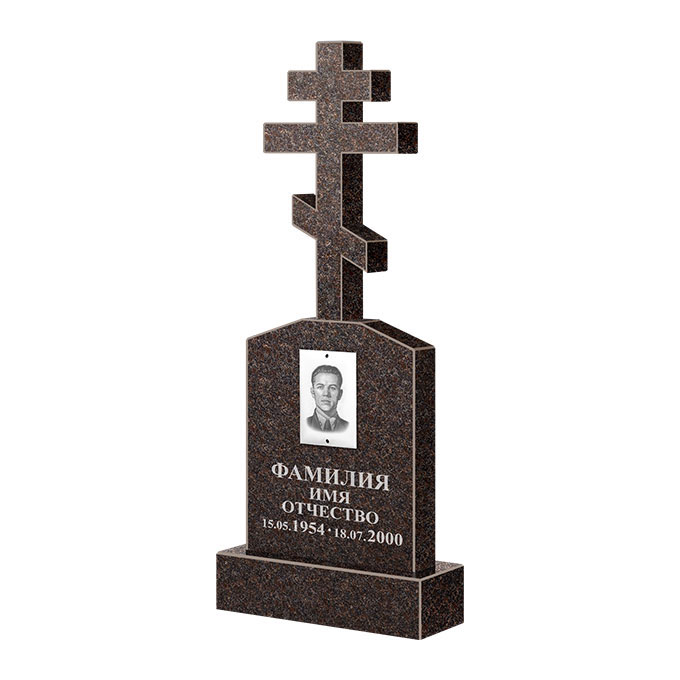 Гранитные памятники в Туле | Памятник из гранита Карел Brown ФГЦ-099