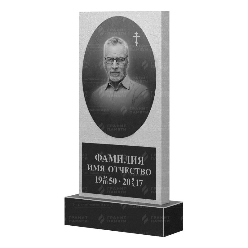 Памятники из гранита вертикальные в Туле | Гранитный памятник ФГ-166