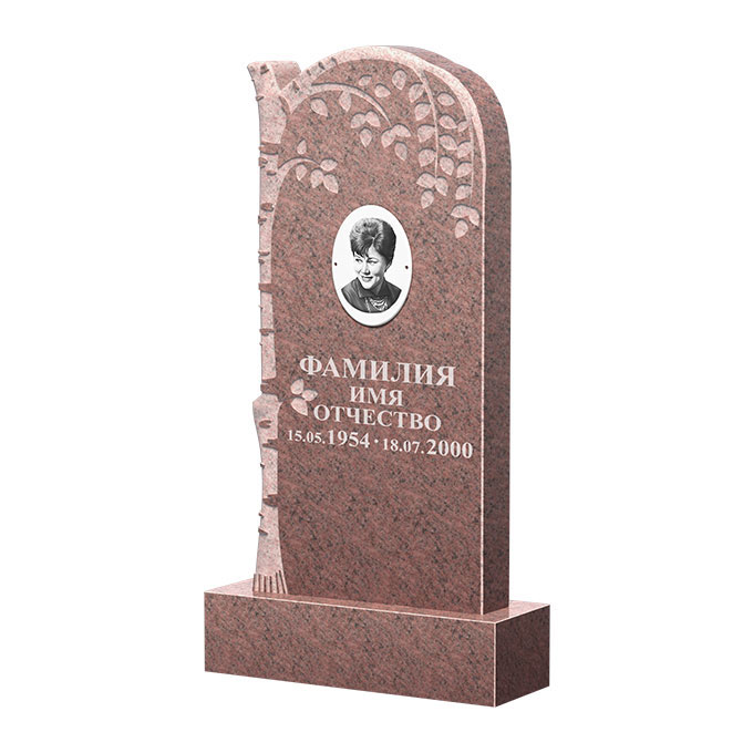 Гранитные памятники в Туле | Памятник из гранита Розалия Pink ФГЦ-091