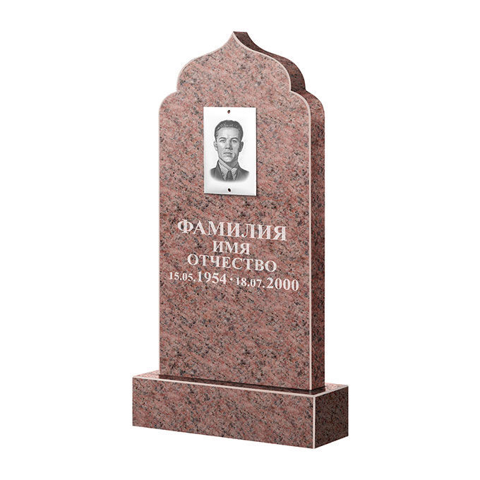 Гранитные памятники в Туле | Памятник из гранита Розалия Pink ФГЦ-037
