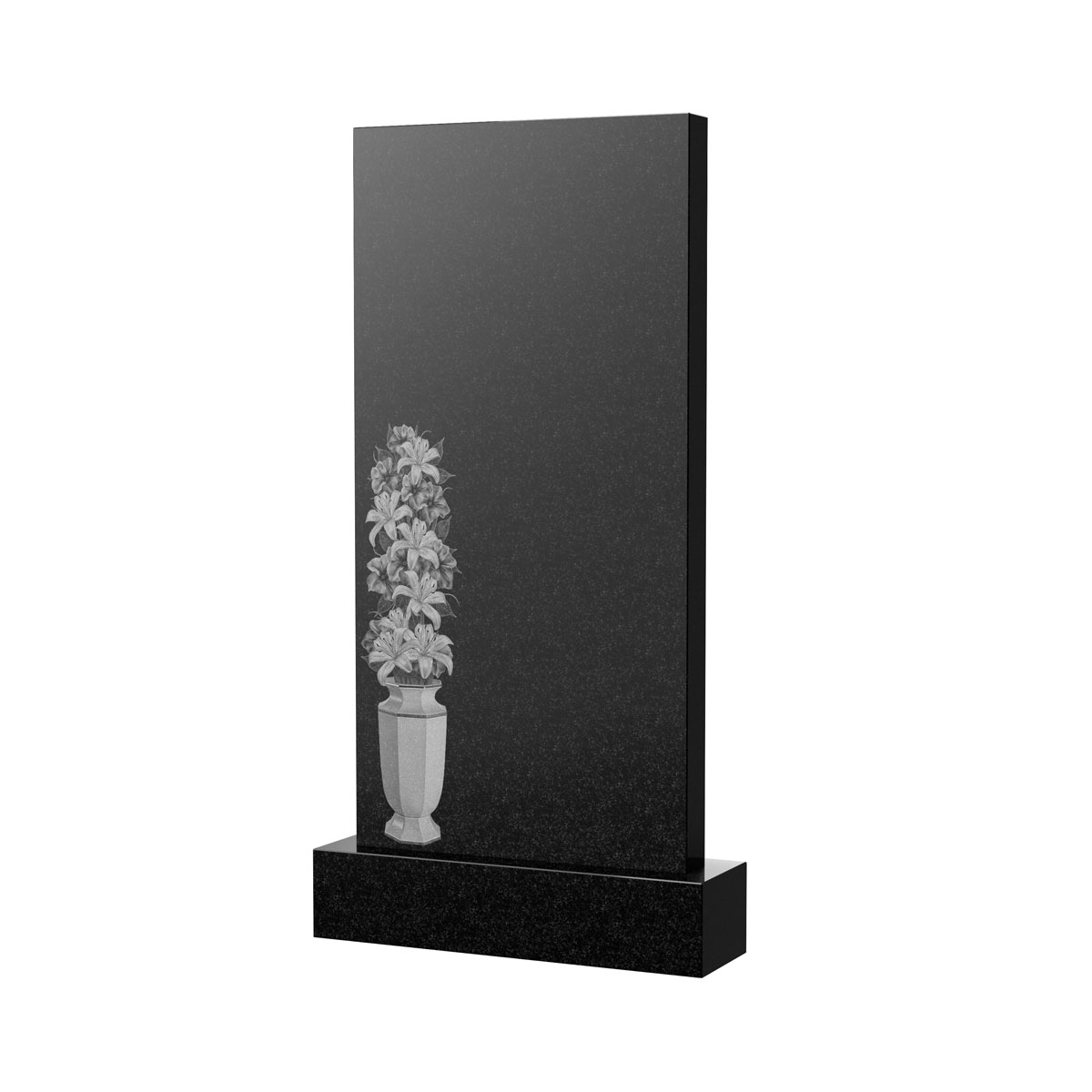 Гравировка на памятник в Туле | Художественное оформление на гранитную стелу, рисунок ВХО-057