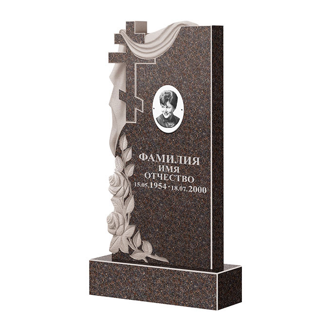 Гранитные памятники в Туле | Памятник из гранита Карел Brown ФГЦ-189