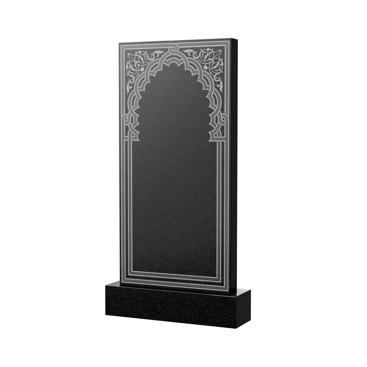 Гравировка на памятник в Туле | Художественное оформление на гранитную стелу, рисунок ВХО-045