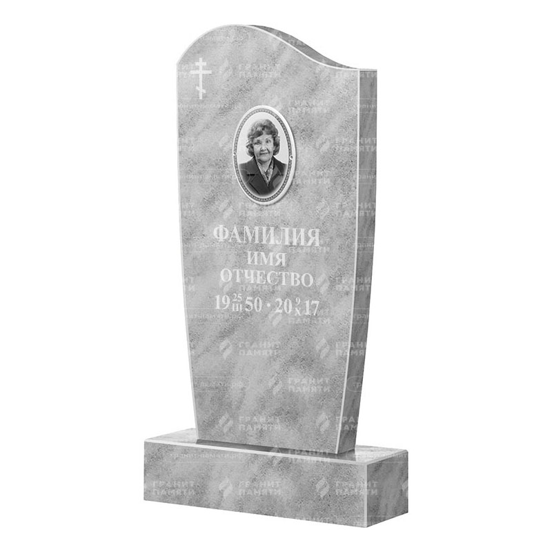 Бюджетные памятники в Туле | Мраморный памятник ФМ-031