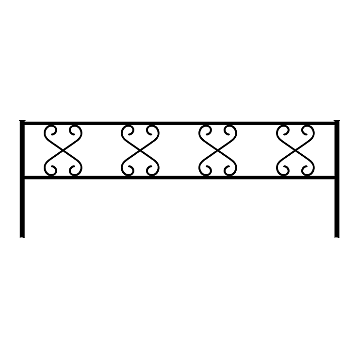 Металлические оградки, столы, скамейки в Туле | Оградка №1