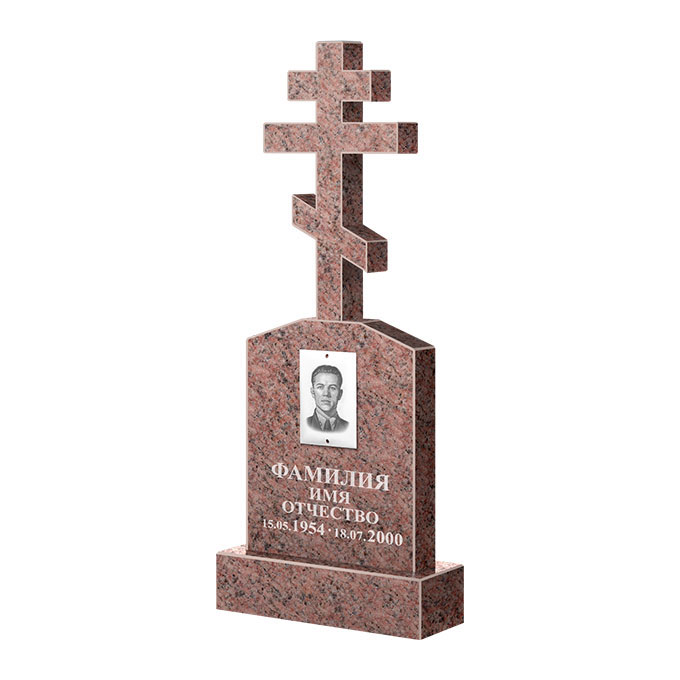 Гранитные памятники в Туле | Памятник из гранита Розалия Pink ФГЦ-099