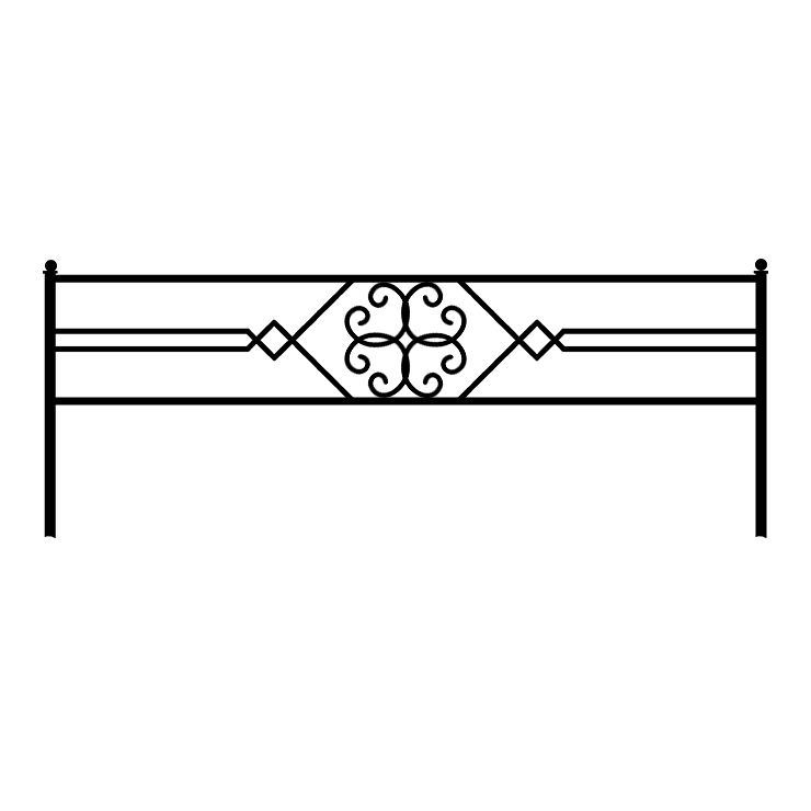 Кованые изделия в Туле | Кованая оградка ОГ.003