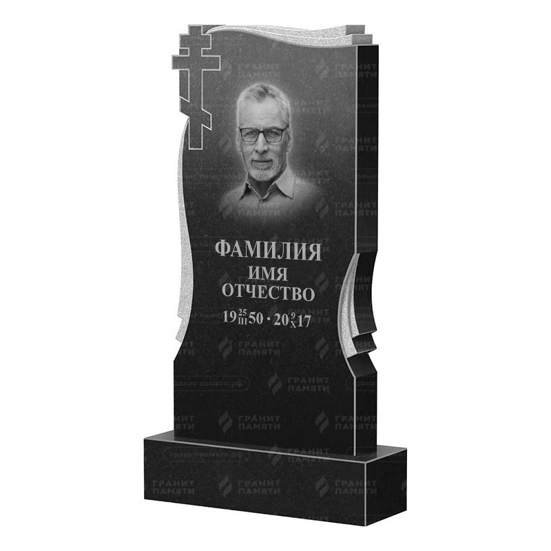 Памятники из гранита вертикальные в Туле | Гранитный памятник ФГ-185