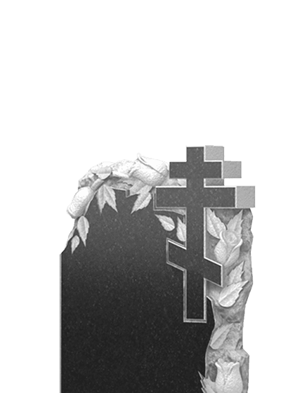 Памятники из гранита с цветами в Туле